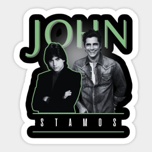 John stamos +++ 90s retro style Sticker